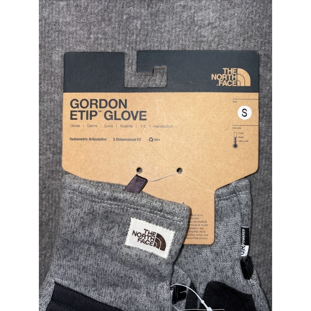 The North Face Men's Gloves Gordon Etip Grey‎ Small New